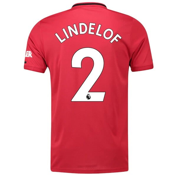Camiseta Manchester United NO.2 Lindelof 1ª Kit 2019 2020 Rojo